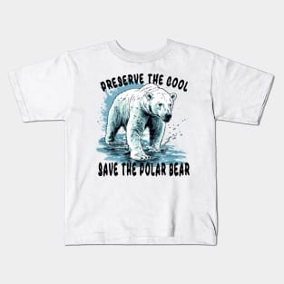 Chill Out, Save the Poles Kids T-Shirt